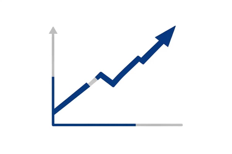 Gráfico de linha mostrando aumento de durabilidade com manutenção regular